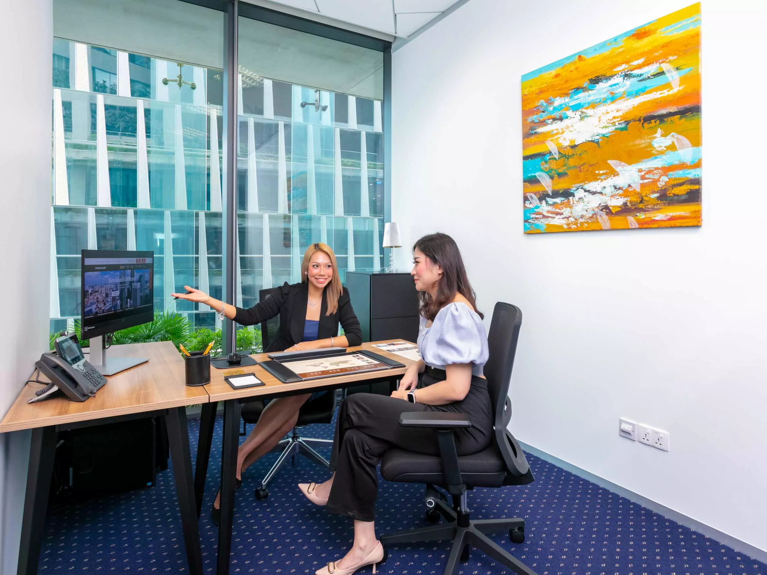 Serviced Office, CapitaGreen, Singapore, CBD, Private Office